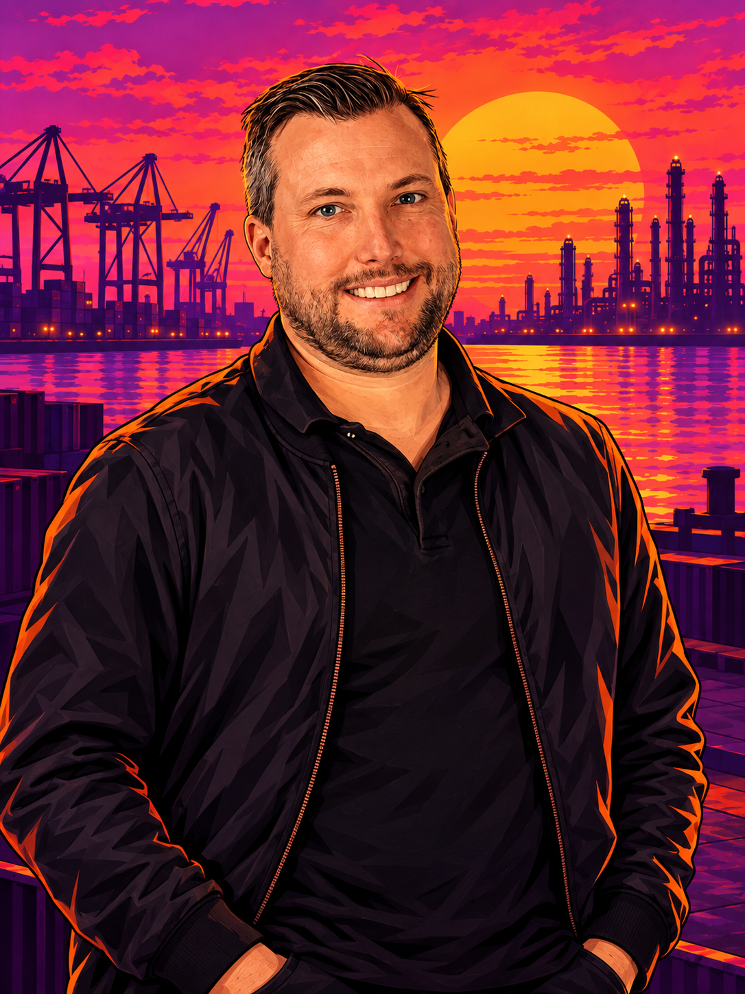 GTA-portret van Jim Kuppens